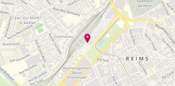 Plan de Taxis de Reims, 1 Cour de la Gare, 51100 Reims
