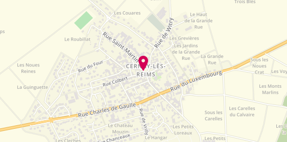 Plan de Taxis Champenoises, Quart Cernay, 51420 Cernay-lès-Reims