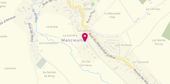 Plan de Mancieulles Ambulances, 16 Bis Rue Gén Koenig, 54790 Mancieulles