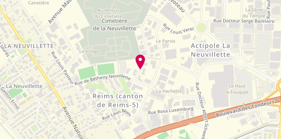 Plan de Routair Team, 4 Rue Chanoine Hess, 51100 Reims