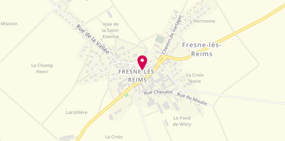 Plan de Les Taxis du Vignoble Champenois, 11 Place Mairie, 51110 Fresne-lès-Reims