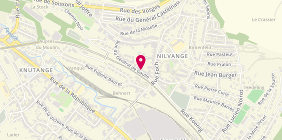 Plan de Ambulances Taxis Nilvange 2000, 1 A Rue Gén de Gaulle, 57240 Nilvange