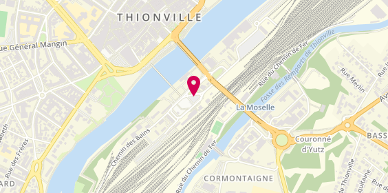 Plan de Groupement des Artisans Radio Taxis de Thionville, Place Gare, 57100 Thionville