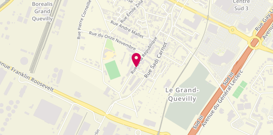 Plan de T2e Voyageurs, 229 Rue de la République, 76120 Le Grand-Quevilly