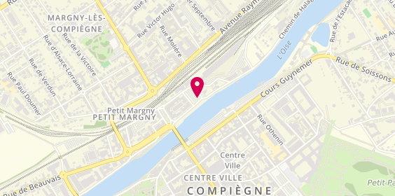 Plan de A La Borne des Taxis de Compiègne, Place Gare, 60200 Compiègne