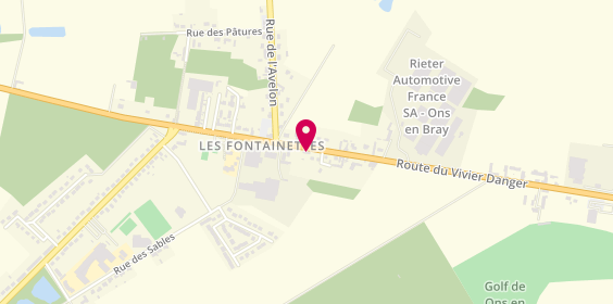 Plan de Taxi Martial, 42 Route Nationale Fontainettes, 60650 Saint-Aubin-en-Bray