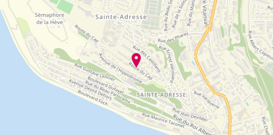 Plan de Allo Sainte Adresse Taxi, 24 Route Cap, 76310 Sainte-Adresse