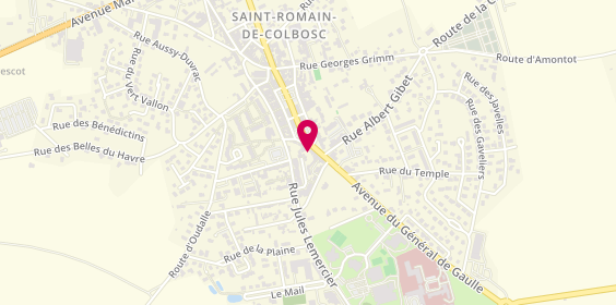 Plan de Saint Romain Ambulances, 13 Rue Felix Faure, 76430 Saint-Romain-de-Colbosc