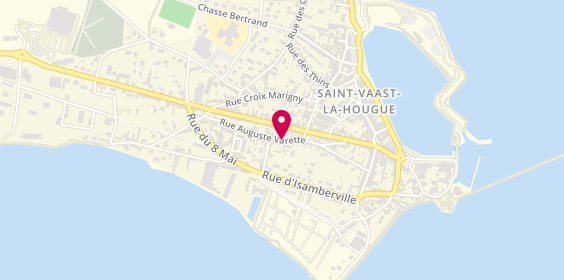 Plan de Taxi Balleux, 63 Rue Auguste Varette, 50550 Saint-Vaast-la-Hougue