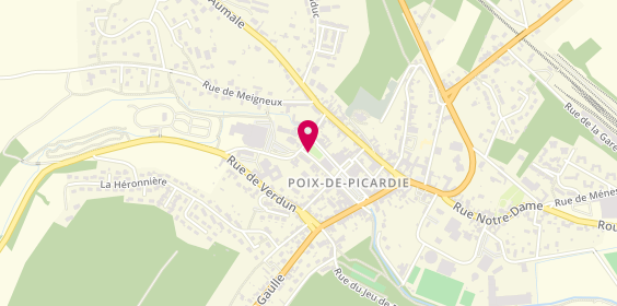 Plan de Taxi Poyaise, 35 Place République, 80290 Poix-de-Picardie