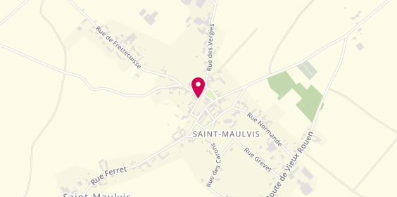 Plan de Saint Maulvis Taxis, 8 Rue Normande, 80140 Saint-Maulvis