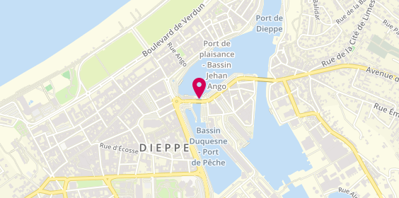 Plan de Radio Taxi Dieppe, Pont Jehan Ango, 76200 Dieppe