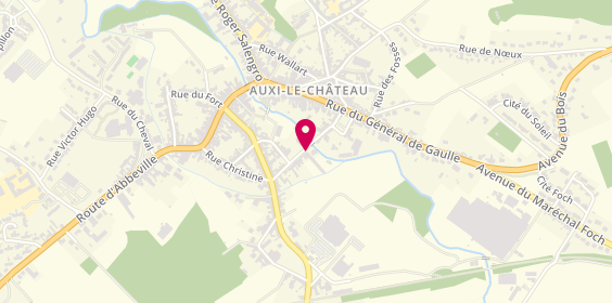Plan de Ambulances Brasseur, 7 Rue Pont Neuf, 62390 Auxi-le-Château