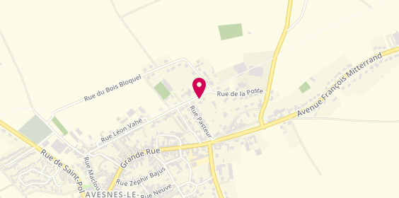 Plan de Escaillet, 74 Rue Poste, 62810 Avesnes-le-Comte