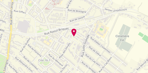 Plan de Taxi Deruy Gilles, 137 Rue Lavoisier, 62700 Bruay-la-Buissière