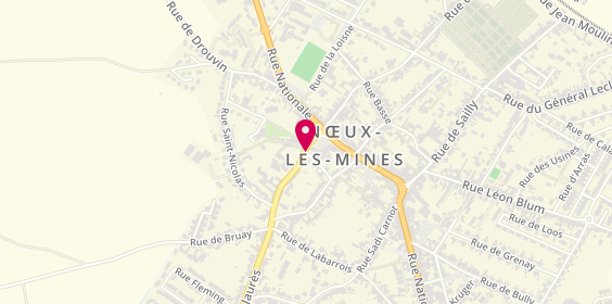 Plan de Noeux Taxis, 6 Résid Pinsons, 62290 Nœux-les-Mines