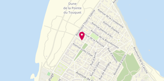 Plan de Taxi Jean Pierre, 8 Avenue Am de Tourville, 62520 Le Touquet-Paris-Plage