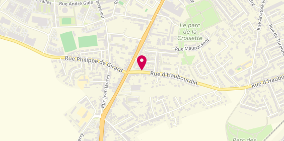 Plan de Taxi Faches, 402 Rue d'Haubourdin, 59155 Faches-Thumesnil