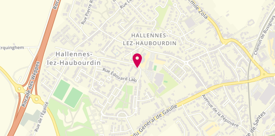 Plan de Taxi hallennes, 116 Rue Georges Pompidou, 59320 Hallennes-lez-Haubourdin