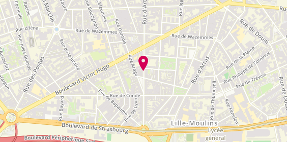 Plan de Taxi Yann, 146 Rue Artois, 59000 Lille