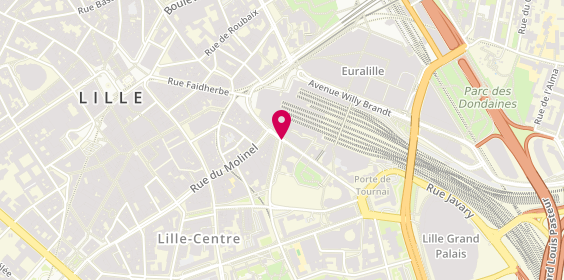 Plan de Asoociation Taxis Rihour, 6 Rue Tournai, 59000 Lille