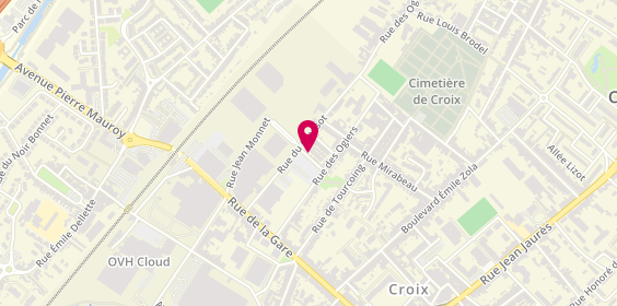 Plan de Taxi Nicolas Croix, 20 Rue Bessemer, 59170 Croix