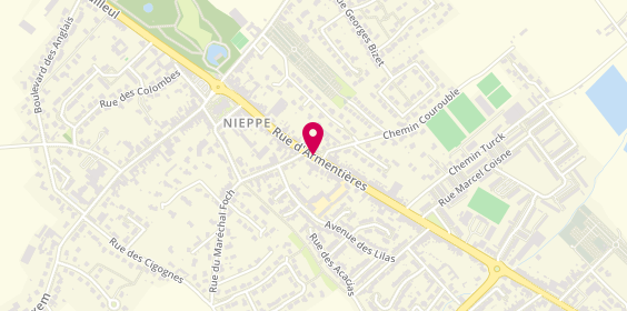 Plan de Hep Taxi, 319 Rue Armentières, 59850 Nieppe