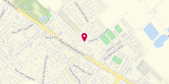 Plan de Number One, 109 Chemin Courouble, 59850 Nieppe