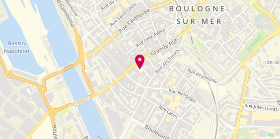 Plan de Taxis Radio Boulogne, 16 Bis Place Dalton, 62200 Boulogne-sur-Mer