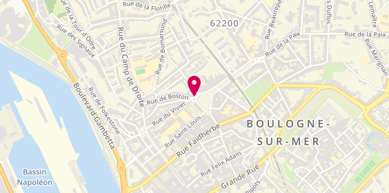 Plan de Ambulances d huime, 11 Place Navarin, 62200 Boulogne-sur-Mer