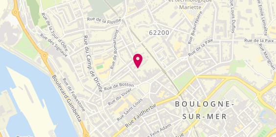 Plan de Taxi Outreau, 81 Rue Giraud Sannier, 62200 Boulogne-sur-Mer