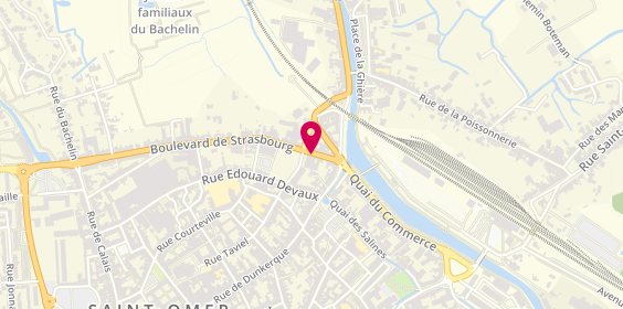 Plan de Saint Omer Taxis, 32 Grand Rue, 62380 Acquin-Westbécourt