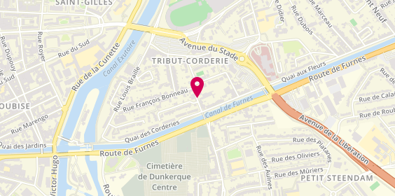 Plan de Torney Philippe, Taxi de Dunkerque 28 Rue Corderies, 59140 Dunkerque